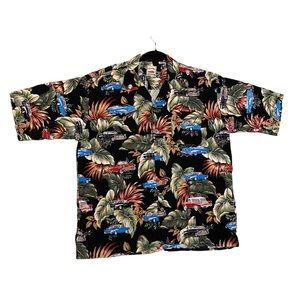 ✌🏻 2 for $30 mens short sleeve Hawaiian print shirt by Island Connection XL